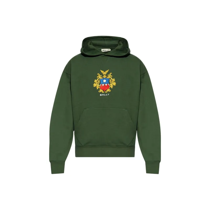 BALLY Logo-embroidered Hoodie-0