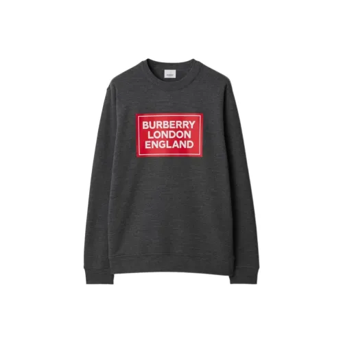 Burberry SS24 Sweatshirt Men's Dark Heather Gray