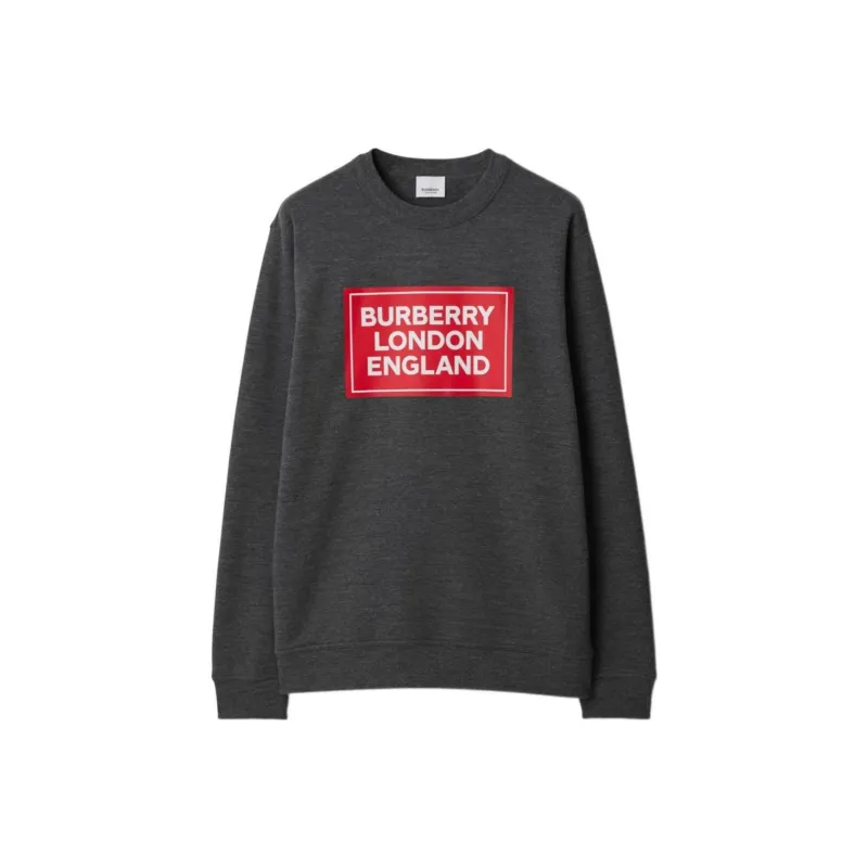 Burberry Fawson Logo Print Crew Sweater-0