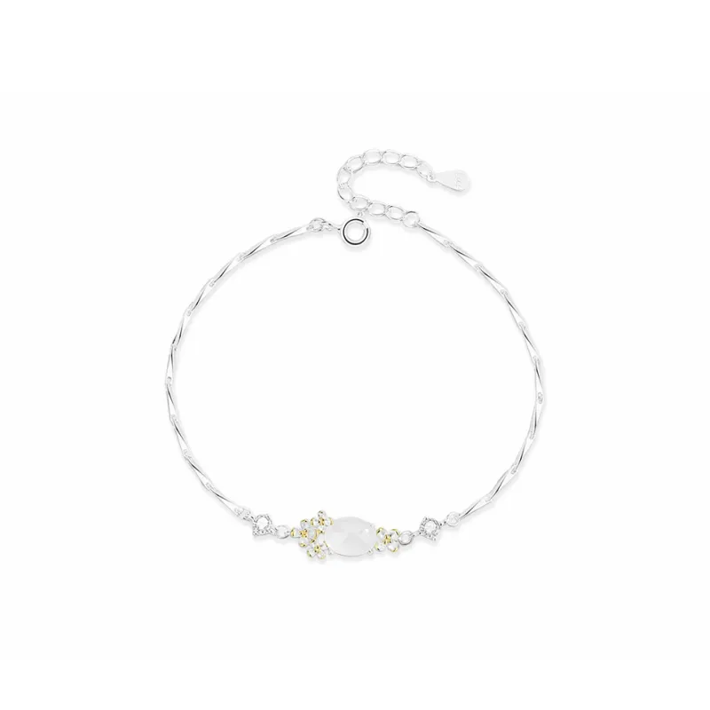 CANHUI Chalcedony Jade Bracelets Women's-9