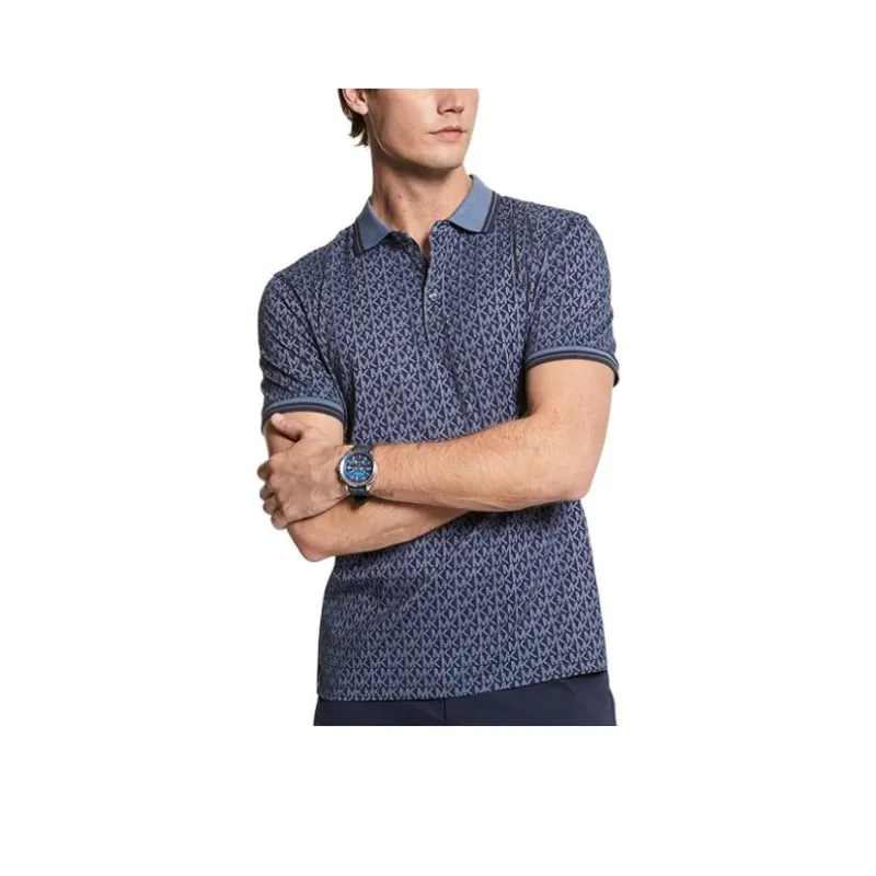 MICHAEL KORS Polo Shirts Men Blue-0