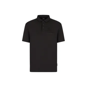 ARMANI EXCHANGE Polo Shirts Men Black