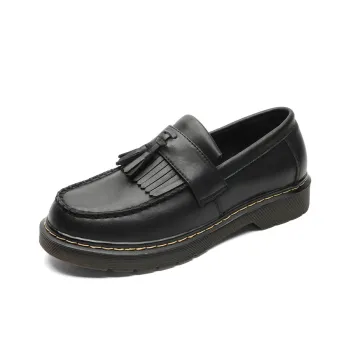 KUNGFUDEER Loafers Men Black