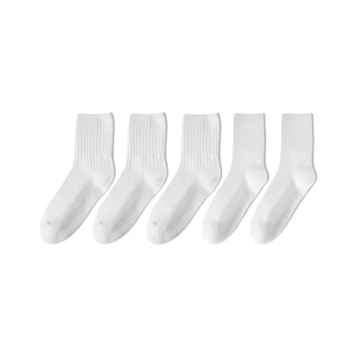 Temooues Mid Calf Socks Women's 5 Pack