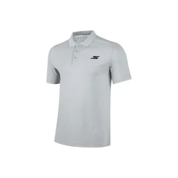 Skechers Sports Collection Polo Shirts Men Pearl Blue/01MZ