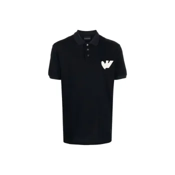EMPORIO ARMANI Polo Shirts Men Black