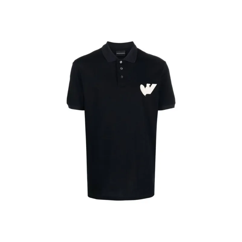 EMPORIO ARMANI Polo Shirts Men Black-0