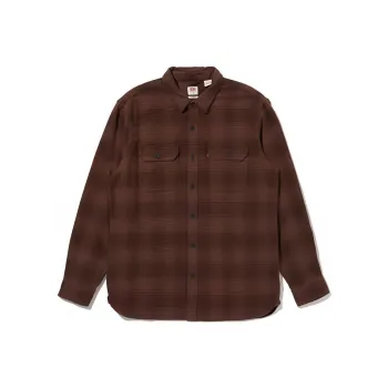 Levis Shirts Men Brown