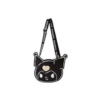 Sanrio PU IP Merch Crossbody Bag Regular Unisex Black