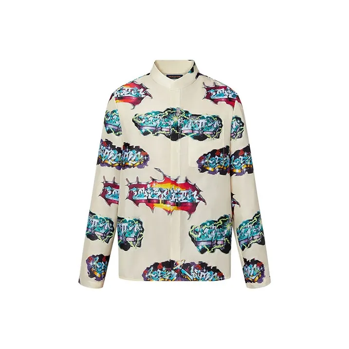 LOUIS VUITTON Shirt Men's Beige-0