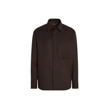 Ermenegildo Zegna Chest Pocket Long Sleeved Shirt