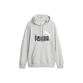PUMA THE SMURFS Blue Elf Co branded Series Sweatshirt Men's Gray