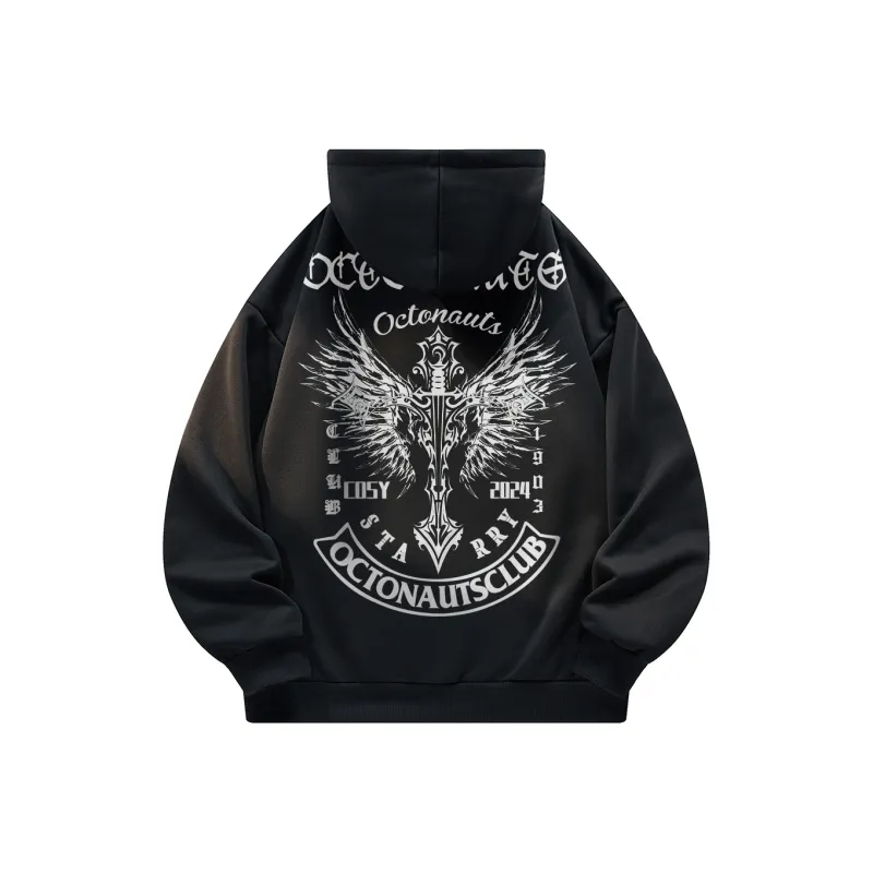 Small Columns Under The Sea Hoodie Unisex-4