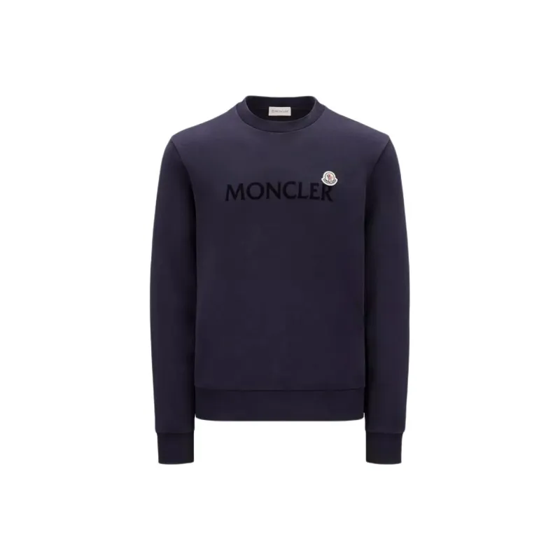 Moncler Logo Patch Crewneck Sweatshirt-0