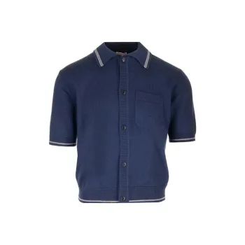 KENZO Polo Shirts Men Light Blue