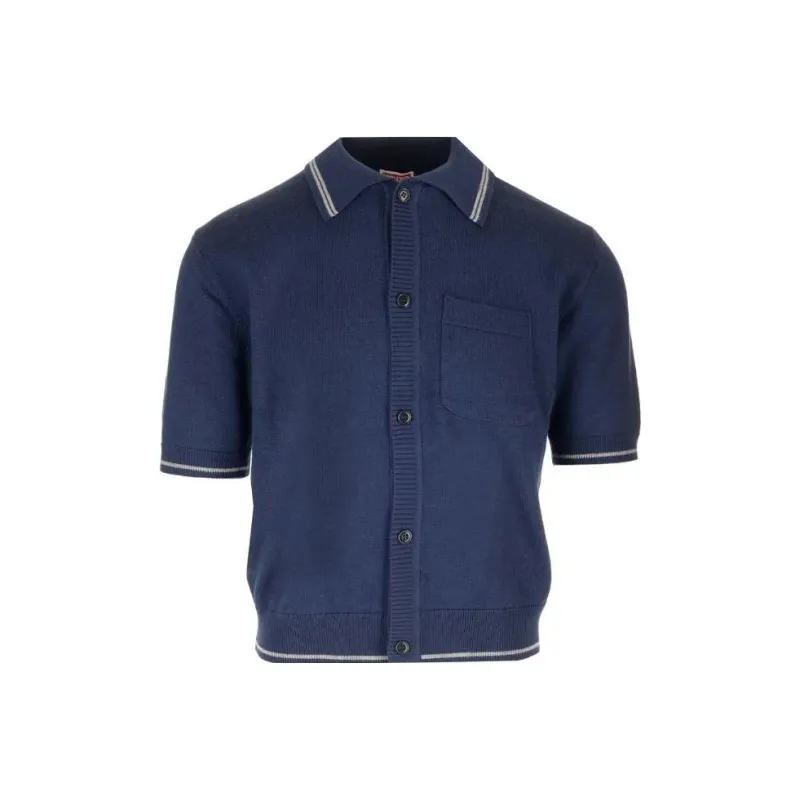 KENZO Polo Shirts Men Light Blue-0