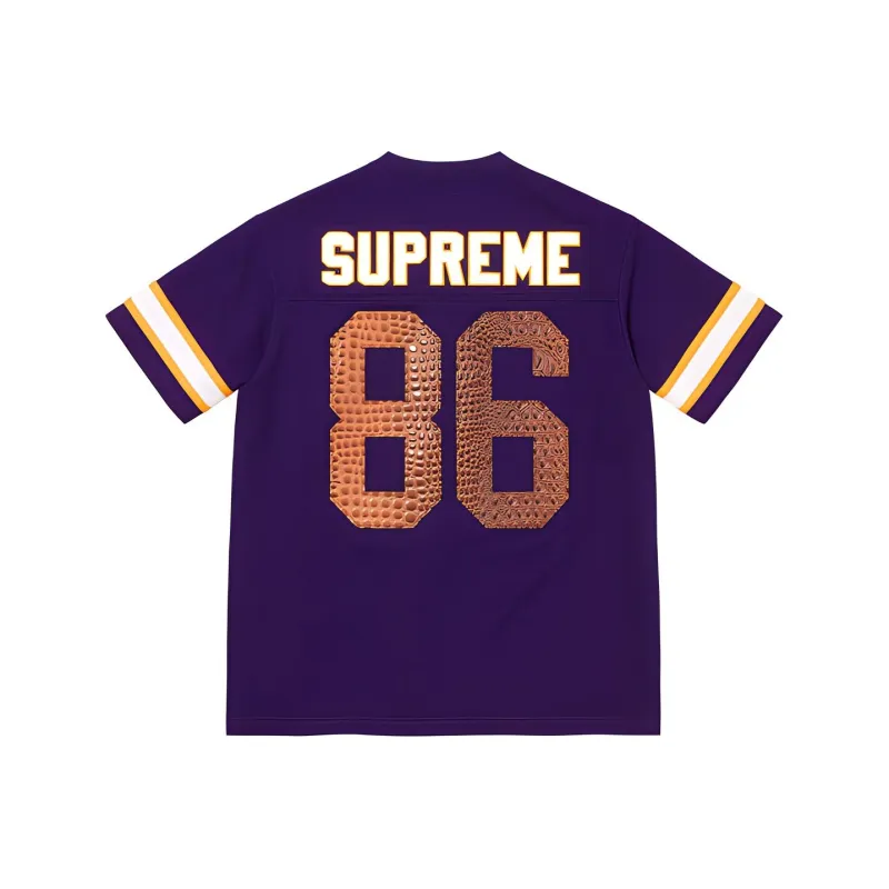 Supreme Faux Croc Football Jersey-7