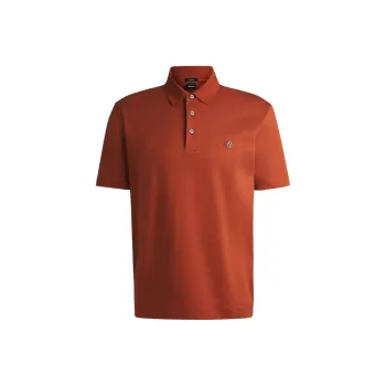 HUGO BOSS Polo Shirt Men's Dark Orange