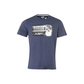 BARBOUR T Shirt Men's Marine Blue