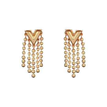 Rhymes Gold Plated Copper Earrings Women's