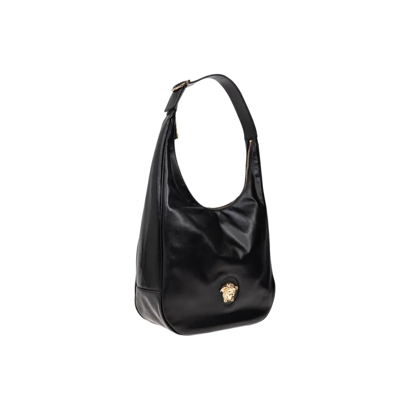 FANSIZHE Leather Handbag, Shoulder Bag Tubas Women's Black-1