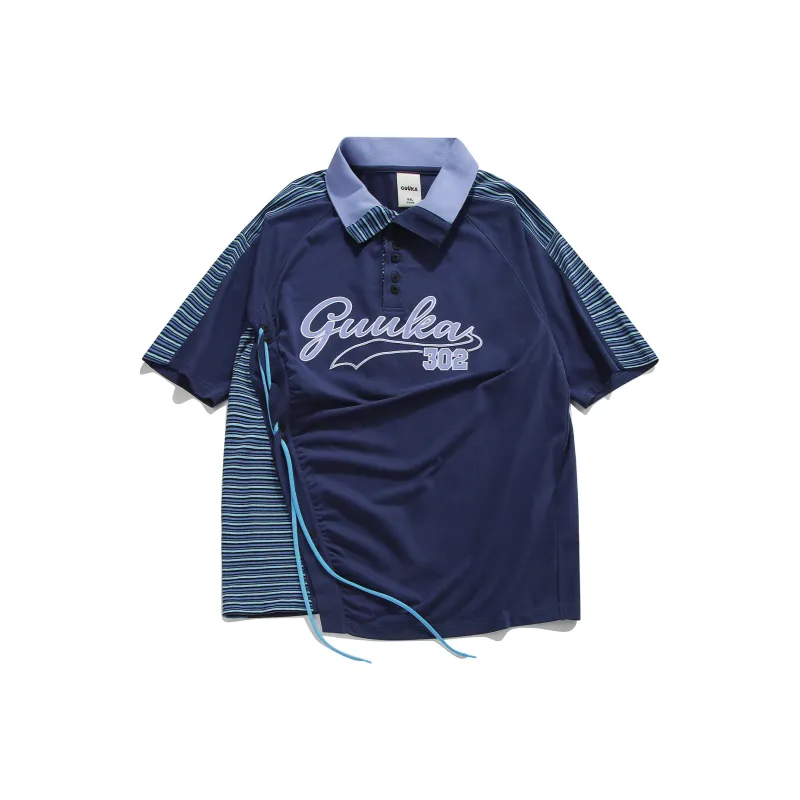 Guuka Polo Shirts Unisex Dark Blue-0