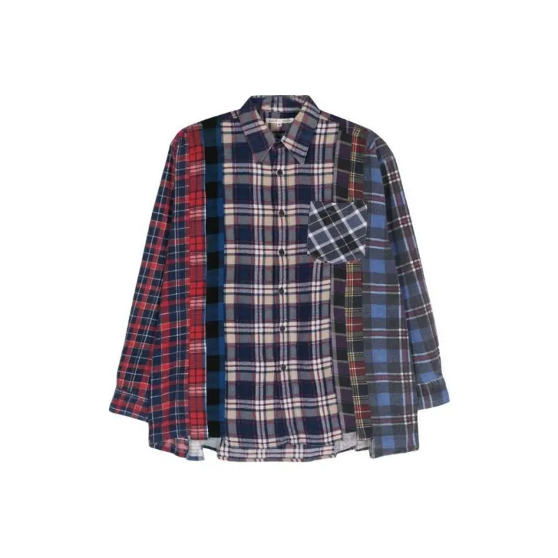Needles Flannel 7 Cuts Button Down Shirt-0