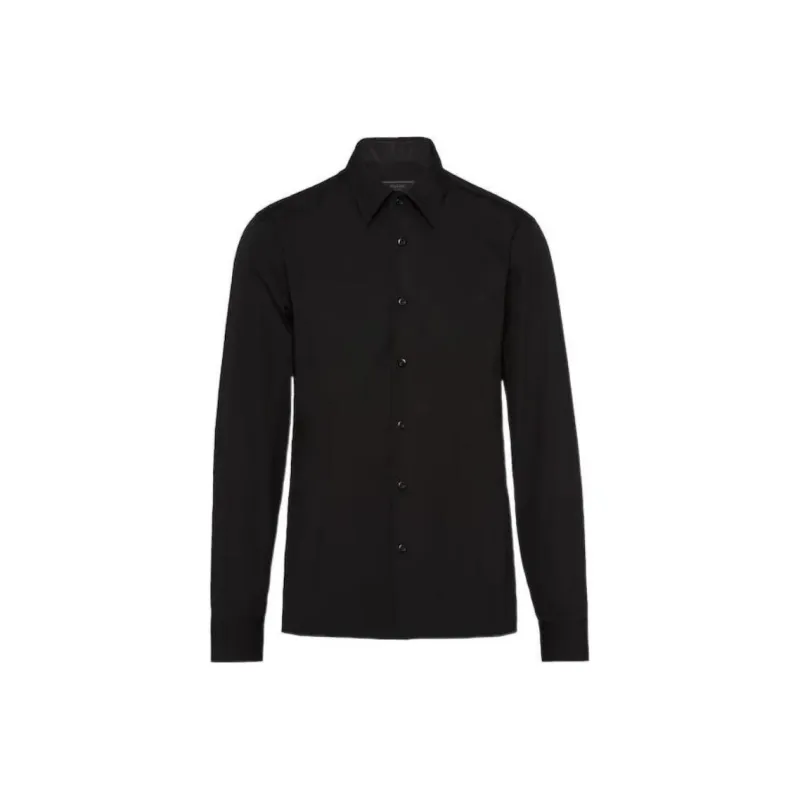 PRADA Shirts Men Black-0