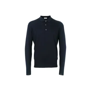 JOHN SMEDLEY Bradwell Long Sleeve Polo Shirt