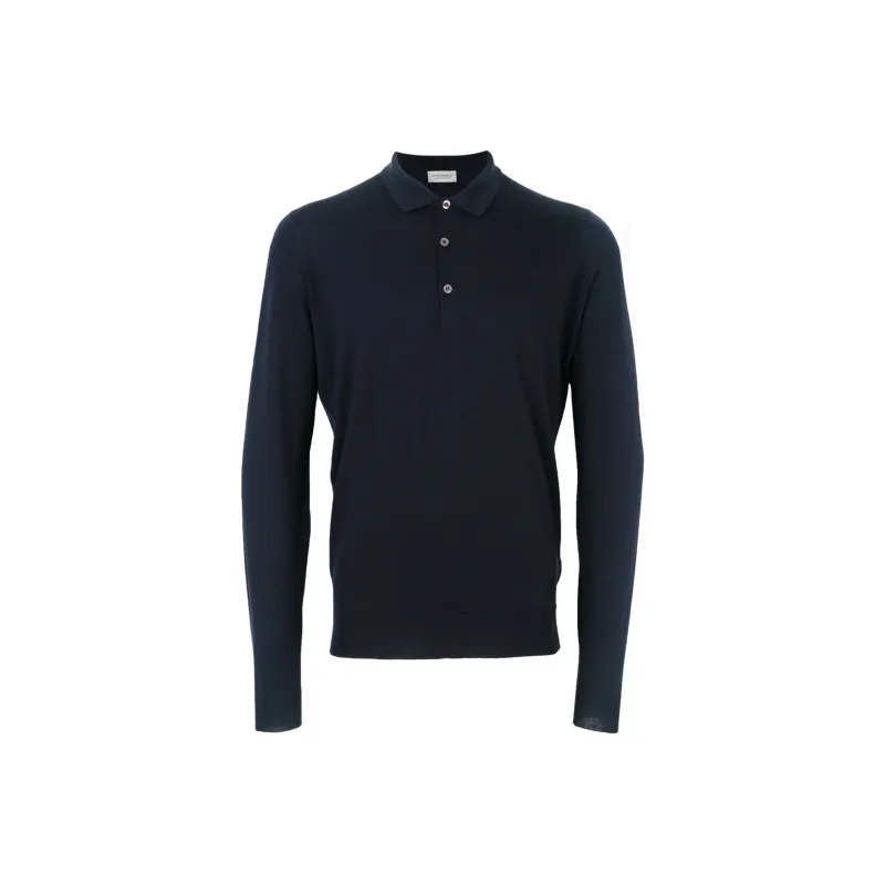 JOHN SMEDLEY Bradwell Long Sleeve Polo Shirt-0