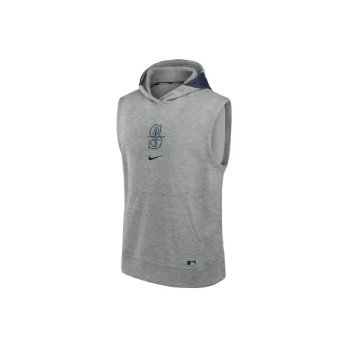 nike mercurial Seattle Mariners Authentic Collection Early Work Sweatshirt Men's Gray