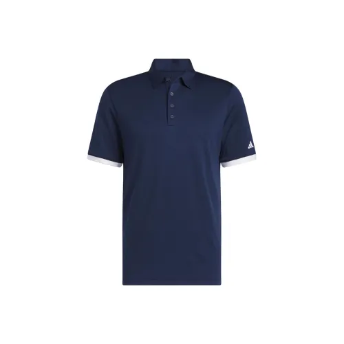 Adidas Polo Shirts Men Navy Blue