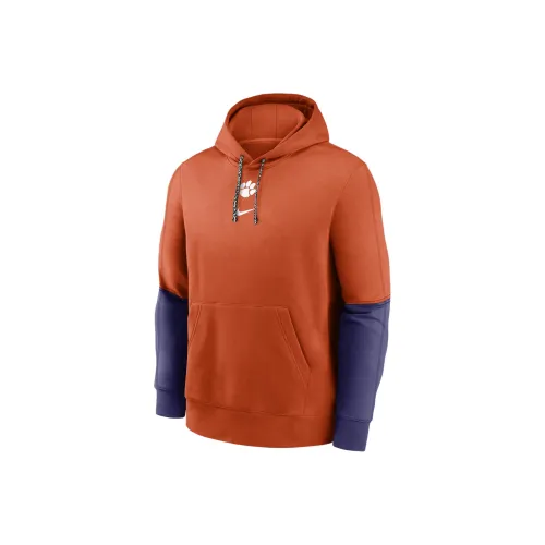 Nike Clemson Tigers Sideline Team Issue Club Men's Nike College Pullover Hoodie