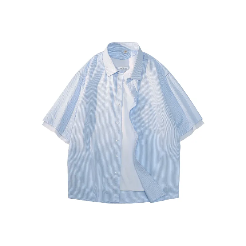 LIVINGTOWN Shirt Unisex D08 6 Blue-18