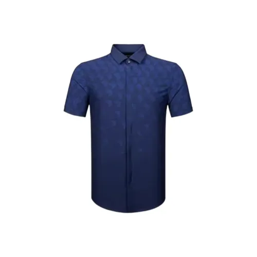 BRAUN BUFFEL Shirts Men Blue