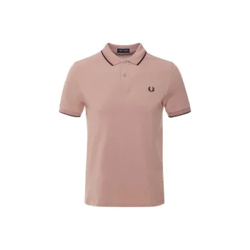 FRED PERRY Logo embroidered Cotton Polo Shirt