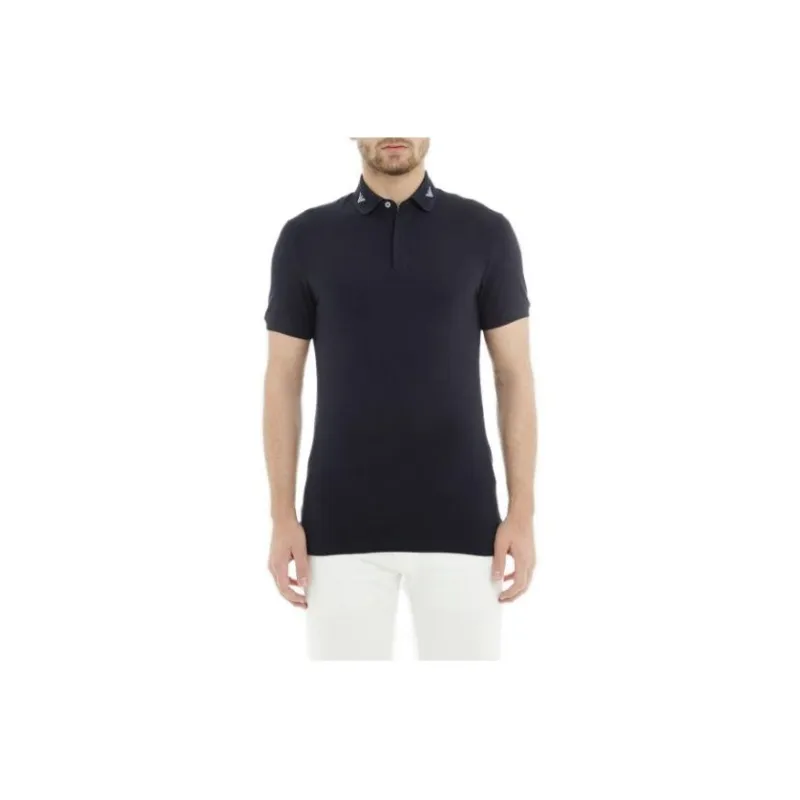 EMPORIO ARMANI Polo Shirts Men Blue-0