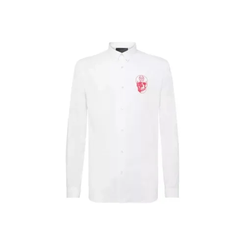PHILIPP PLEIN Shirts Men White