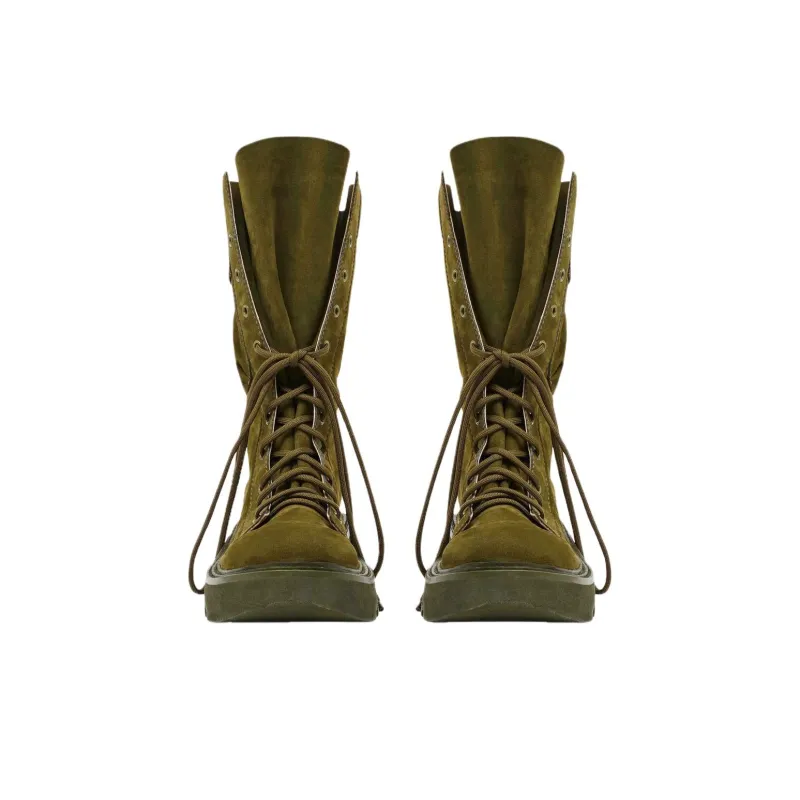 JW Anderson Ankle Boots 4cm Men's Green-4
