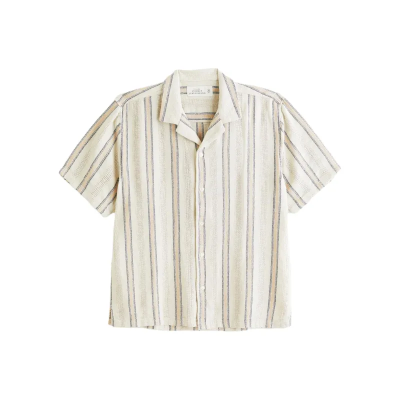 Abercrombie＆Fitch Shirts Men Light Brown-0