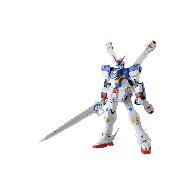 BANDAI PB Limited MG 1/100 Crossbone Gundam X3 KA Version Gundam 18cm Hobby Model-0