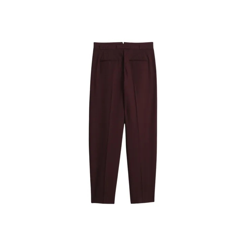 ZARA Casual Pants Men's Dark Red Color-1