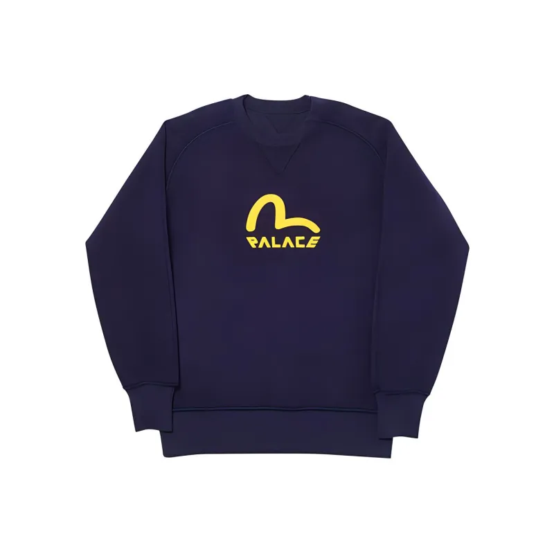 PALACE X Evisu Reversible Crew-2