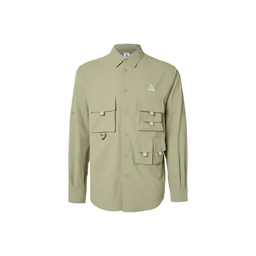 Nike Shirts Men Olive Green