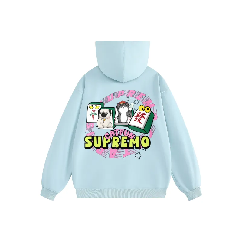 Supremo Cat Sweatshirts Unisex-16