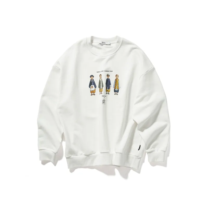 Nautica White Sail Sweatshirts Unisex-0