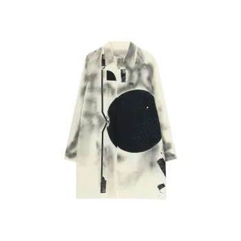 Yohji Yamamoto SS24 Shirt Men's White X Black