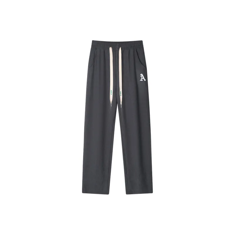 Aol Knitted Sports Pants Unisex-19