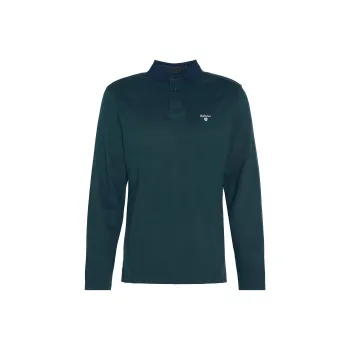 BARBOUR Polo Shirt Men's Sapphire Marine Blue
