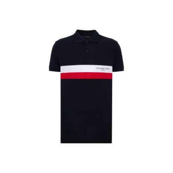 Tommy Hilfiger Polo Shirt Men's Navy Blue